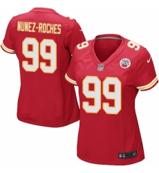 Women's Nike Kansas City Chiefs #99 Rakeem Nunez-Roches Game Red Team Color NFL Jersey