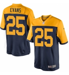 Men's Nike Green Bay Packers #25 Marwin Evans Limited Navy Blue Alternate NFL Jersey