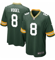 Men's Nike Green Bay Packers #8 Justin Vogel Game Green Team Color NFL Jersey