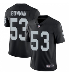 Men's Nike Oakland Raiders #53 NaVorro Bowman Black Team Color Vapor Untouchable Limited Player NFL Jersey