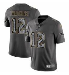 Youth Nike Los Angeles Rams #12 Sammy Watkins Gray Static Vapor Untouchable Limited NFL Jersey