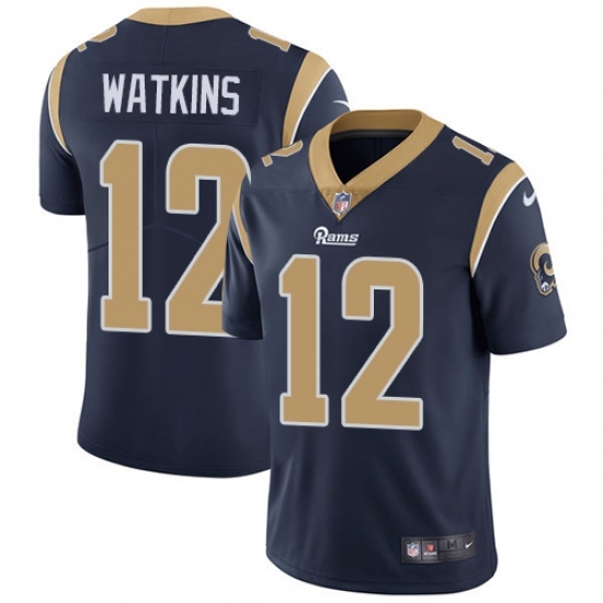 Youth Nike Los Angeles Rams #12 Sammy Watkins Navy Blue Team Color Vapor Untouchable Limited Player NFL Jersey Youth Nike Los Angeles Rams #12 Sammy Watkins Navy Blue Team Color Vapor Untouchable Limited Player NFL Jersey