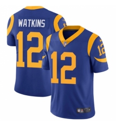 Youth Nike Los Angeles Rams #12 Sammy Watkins Royal Blue Alternate Vapor Untouchable Limited Player NFL Jersey