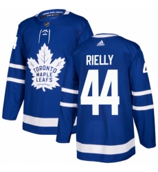 Men's Adidas Toronto Maple Leafs #44 Morgan Rielly Authentic Royal Blue Home NHL Jersey