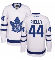 Men's Reebok Toronto Maple Leafs #44 Morgan Rielly Authentic White Away NHL Jersey