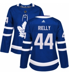 Women's Adidas Toronto Maple Leafs #44 Morgan Rielly Authentic Royal Blue Home NHL Jersey