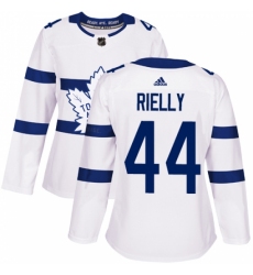 Women's Adidas Toronto Maple Leafs #44 Morgan Rielly Authentic White 2018 Stadium Series NHL Jersey