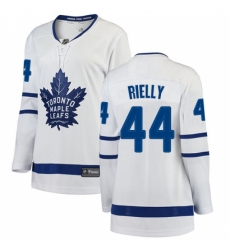 Women's Toronto Maple Leafs #44 Morgan Rielly Authentic White Away Fanatics Branded Breakaway NHL Jersey