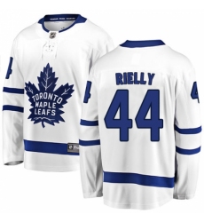 Youth Toronto Maple Leafs #44 Morgan Rielly Fanatics Branded White Away Breakaway NHL Jersey