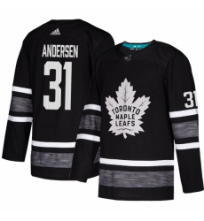 Men's Adidas Toronto Maple Leafs #31 Frederik Andersen Black 2019 All-Star Game Parley Authentic Stitched NHL Jersey