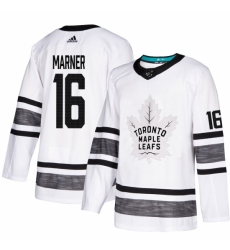 Men's Adidas Toronto Maple Leafs #16 Mitchell Marner White 2019 All-Star Game Parley Authentic Stitched NHL Jersey