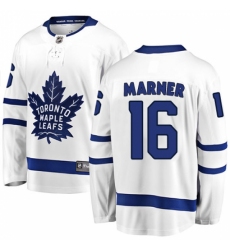 Men's Toronto Maple Leafs #16 Mitchell Marner Fanatics Branded White Away Breakaway NHL Jersey