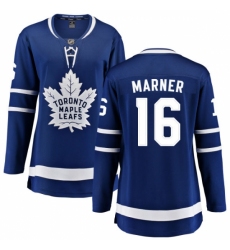 Women's Toronto Maple Leafs #16 Mitchell Marner Fanatics Branded Royal Blue Home Breakaway NHL Jersey