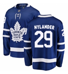 Men's Toronto Maple Leafs #29 William Nylander Fanatics Branded Royal Blue Home Breakaway NHL Jersey