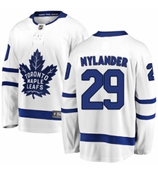 Men's Toronto Maple Leafs #29 William Nylander Fanatics Branded White Away Breakaway NHL Jersey