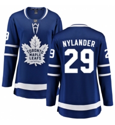 Women's Toronto Maple Leafs #29 William Nylander Fanatics Branded Royal Blue Home Breakaway NHL Jersey