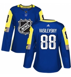 Women's Adidas Tampa Bay Lightning #88 Andrei Vasilevskiy Authentic Royal Blue 2018 All-Star Atlantic Division NHL Jersey