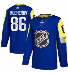 Men's Adidas Tampa Bay Lightning #86 Nikita Kucherov Authentic Royal Blue 2018 All-Star Atlantic Division NHL Jersey