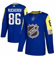 Youth Adidas Tampa Bay Lightning #86 Nikita Kucherov Authentic Royal Blue 2018 All-Star Atlantic Division NHL Jersey
