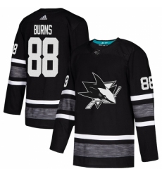 Men's Adidas San Jose Sharks #88 Brent Burns Black 2019 All-Star Game Parley Authentic Stitched NHL Jersey