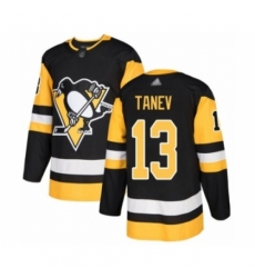 Youth Pittsburgh Penguins #13 Brandon Tanev Authentic Black Home Hockey Jersey