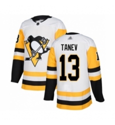 Youth Pittsburgh Penguins #13 Brandon Tanev Authentic White Away Hockey Jersey