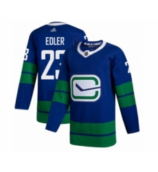 Youth Vancouver Canucks #23 Alexander Edler Authentic Royal Blue Alternate Hockey Jersey