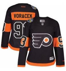 Women's Reebok Philadelphia Flyers #93 Jakub Voracek Premier Black 2017 Stadium Series NHL Jersey