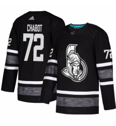 Men's Adidas Ottawa Senators #72 Thomas Chabot Black 2019 All-Star Game Parley Authentic Stitched NHL Jersey
