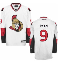 Men's Reebok Ottawa Senators #9 Bobby Ryan Authentic White Away NHL Jersey