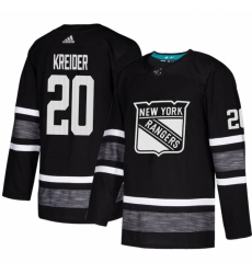 Men's Adidas New York Rangers #20 Chris Kreider Black 2019 All-Star Game Parley Authentic Stitched NHL Jersey