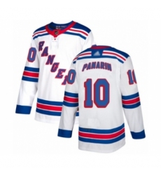 Youth New York Rangers #10 Artemi Panarin Authentic White Away Hockey Jersey