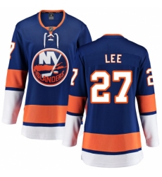 Women's New York Islanders #27 Anders Lee Fanatics Branded Royal Blue Home Breakaway NHL Jersey