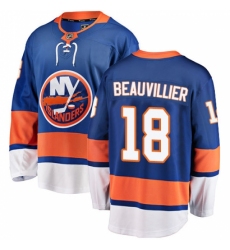 Men's New York Islanders #18 Anthony Beauvillier Fanatics Branded Royal Blue Home Breakaway NHL Jersey