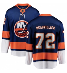 Men's New York Islanders #72 Anthony Beauvillier Fanatics Branded Royal Blue Home Breakaway NHL Jersey