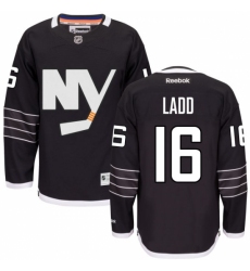 Women's Reebok New York Islanders #16 Andrew Ladd Authentic Black Third NHL Jersey