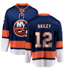 Men's New York Islanders #12 Josh Bailey Fanatics Branded Royal Blue Home Breakaway NHL Jersey