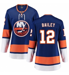 Women's New York Islanders #12 Josh Bailey Fanatics Branded Royal Blue Home Breakaway NHL Jersey