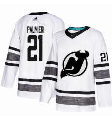 Men's Adidas New Jersey Devils #21 Kyle Palmieri White 2019 All-Star Game Parley Authentic Stitched NHL Jersey