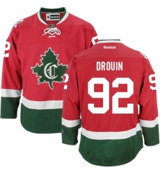 Men's Reebok Montreal Canadiens #92 Jonathan Drouin Authentic Red New CD NHL Jersey