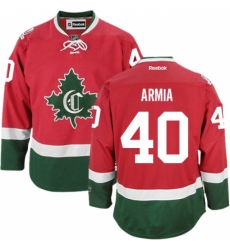 Men's Reebok Montreal Canadiens #40 Joel Armia Authentic Red New CD NHL Jersey
