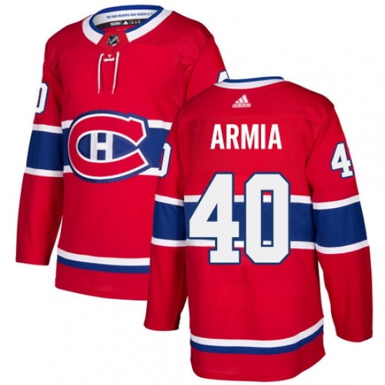 Youth Adidas Montreal Canadiens #40 Joel Armia Premier Red Home NHL Jersey Youth Adidas Montreal Canadiens #40 Joel Armia Premier Red Home NHL Jersey