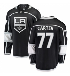 Men's Los Angeles Kings #77 Jeff Carter Authentic Black Home Fanatics Branded Breakaway NHL Jersey