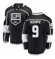 Men's Los Angeles Kings #9 Adrian Kempe Authentic Black Home Fanatics Branded Breakaway NHL Jersey