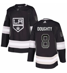 Men's Adidas Los Angeles Kings #8 Drew Doughty Authentic Black Drift Fashion NHL Jersey