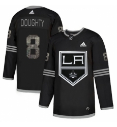 Men's Adidas Los Angeles Kings #8 Drew Doughty Black Authentic Classic Stitched NHL Jersey