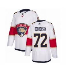 Youth Florida Panthers #72 Sergei Bobrovsky Authentic White Away Hockey Jersey