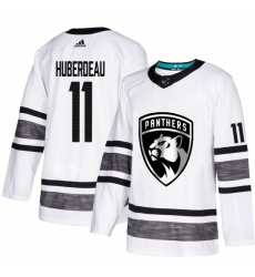 Men's Adidas Florida Panthers #11 Jonathan Huberdeau White 2019 All-Star Game Parley Authentic Stitched NHL Jersey