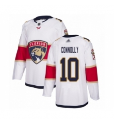 Men's Florida Panthers #10 Brett Connolly Authentic White Away Hockey Jersey