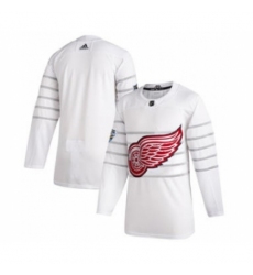 Men's Detroit Red Wings Blank White 2020 Hockey All-Star Game Authentic Jersey